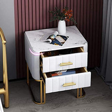 File cabinets Comodino tavolino Comodino, Due cassetti Deposito Cabina Armadio per mobili per mobili da Comodino, Camera da Letto Soggiorno Cassetti (Color : F)