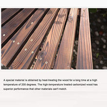 outdoor furniture Sedia da Parco panchina in Legno massello, panchina da Esterno in Legno massello anticorrosivo, Supporto da Balcone per Balcone, Usato per Prato, Portico