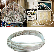 Mungowu Materiale di Riparazione in Rattan Tessuto Plastica per Mobili da Giardino da Esterno, Kit di Riparazione da Tavolo per Sedie da Banco in Vimini Beige