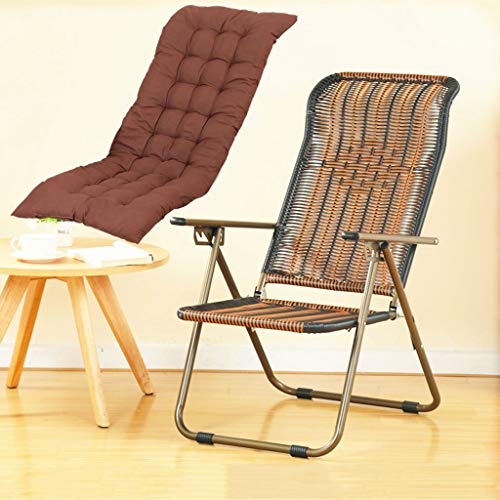 Hfyg Lettino Prendisole Sdraio Domestica Sedie da Balcone Sedie da Ufficio Sedie da Ufficio reclinabili Sedie Pieghevoli Sedia da Uomo Sedia da Vimini Chaise Longue (Color : C)