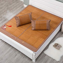 Raffreddare materasso, biancheria da letto di paglia di sonno di estate Sedili Mats Base-stuoia su due lati pieghevole casa Camera dormitorio multifunzione, 6 misure (misure: 1.5times; 2,0 m + 2 il gh