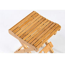 æ— Sgabello pieghevole in bambù,Sgabello pieghevole in legno per doccia in legno poggiapiedi per bagno soggiorno camera da letto,9,4/10,5 pollici altezza