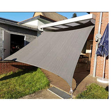 2.5x2.5m Quadrata Tende Da Sole, Vela Ombreggiante Impermeabile Anti-Uv, Perfetto Per Per Esterno Giardino Balcone Terrazza Piscina