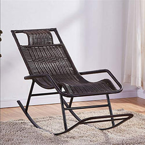 Lettino prendisole Sdraio Da Giardino Sdraio, Letto A Dondolo Da Giardino Sedia Reclinabile con Braccioli Ideale for Patio Posteriore Giardino Camping Da Spiaggia Da Picnic Rilassante Seduta Esterna c