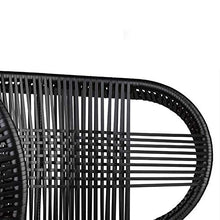 Set di Mobili da Giardino per Esterni, Divano per Il Tempo Libero in Rattan Fatto A Mano E Combinazione di Tavolini da tè Set di 3 Pezzi di Mobili da Conversazione da Giardino per Soggiorno