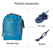 GRTBNH Amaca da Campeggio Altalena Portatile Singola e Doppia Sospesa con Custodia E Corda per Legare, per Giardino, Escursione in Spiaggia Cortile