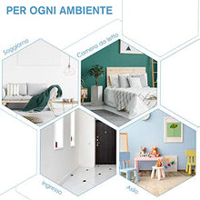homcom Cassettiera Cameretta Bambini, Mobile Porta Giocattoli con 3 Cassetti in Legno, Bianco e Blu (90x42x80cm)
