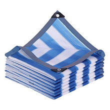 CYY Rete Ombreggiante 7x26ft / 2x8m, Panno per Protezione Solare a Strisce Resistente Ai Raggi UV 85%, Coperture Balcone Cortile (Dimensioni Multiple)