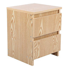 Cerlingwee Tavolino da Divano, tavolino da Notte, Comodino Moderno ed Elegante Multifunzionale, Soggiorno a 2 cassetti per Camera da Letto