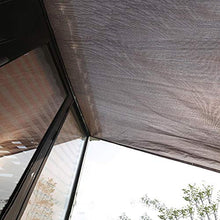 WXQIANG 90% Paralume in Tessuto Parasole Panno Taped Bordo con Occhielli, Mesh Ombra Net for Pergola Copertura della Volta - Brown Protezione Solare, Isolamento Termico (Size : 3×8M)