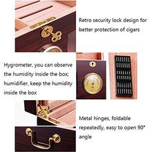 Ljf Sigaro Scatola Cigar Humidor Domestico di Grande capacità Cigar Cabinet Cigar Sigaro Idratante Cabinet Moisturizing Cigarette Case può Contenere 100 miglior Regalo