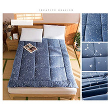 JanIST Giapponese Pieghevole Futon Tappetino Tatami, Trapuntato Morbido Portatile Coprimaterasso,Tutta La Stagione Premium Troppo Pieno Materasso Addensare-a 150x200cm(59x79inch)