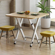 DNSJB tavolo pieghevole tavolo da pranzo all'aperto quadrato semplice piccolo tavolo (colore : D, dimensioni: H75cm)
