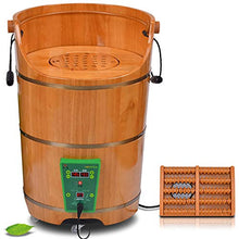 Vasca per pediluvio Vasca per piedi in legno Massaggio per fumigazione Massaggio durevole Vasca per piedi Natura Idromassaggio Massaggio plantare Spa Sauna Bagno (dimensioni : 700mm)