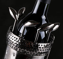 Clever Creations - portabottiglie in Acciaio Inox - Design di Alta qualità e Ampia Base Stabile - per Bottiglie di Vino Standard - Sacca da Golf