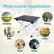 ValueHall Tavolo da Campeggio Pieghevole Tavolo da Picnic Leggero Tavolo Pieghevole in Alluminio per Campeggio All'aperto Escursionismo Picnic Viaggio Barbecue V7D05