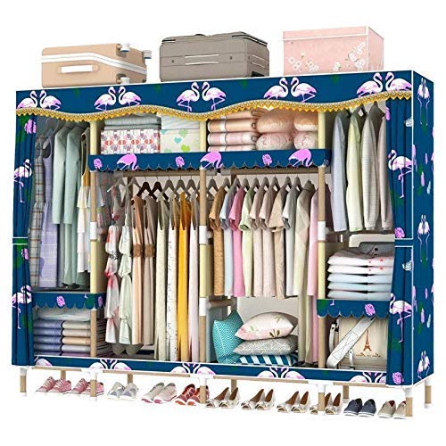 MKXF Camera da Letto Soggiorno per Bambini Dormitorio Stanza per l'affitto Armadio per Vestiti Antipolvere