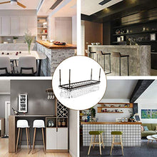 JHGJBJ Vino Portabottiglie/Tazza può Ospitare 24 Coppe, Altezza Regolabile: 30-60 Cm for Home And Kitchen Bar