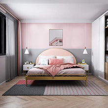 Ya-Ya Comodino Moderna di Ferro d'oro Comodino 2 cassetti ripiano Tavolino Mobili for la casa Creativo Comodino Cabinet Comodini Letto (Color : White)