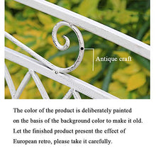 outdoor furniture Sedia da Giardino panchina da Giardino in Metallo per Esterni, Panca da Giardino sollevabile per Il Tempo Libero, Tavolo e sedie da Giardino con braccioli e Schienale