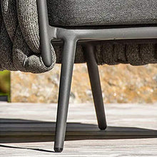 Aimir Set di Mobili da Giardino per Esterni, 6 Pezzi per Il Tempo Libero Sedia Intrecciata con Corda per Balcone Divano da Conversazione Tavolino da caffè Combinazione Patio Giardino Resto Mobili