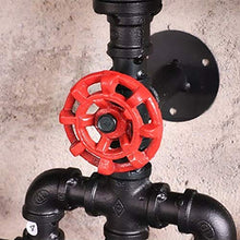 MoDi Wine Rack Retro Vento Industriale Tubo di Acqua A Parete Vino Rack