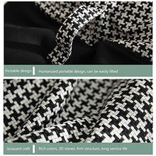 RIYIFER Copertura per Pouf, Copertura per Poltrona A Sacco Grande Tessuto in Poliestere Bean Bag Cover Adatto A Camera da Letto, Soggiorno, Giardino,Nero,90x120x100cm
