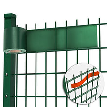casa pura Copri Ringhiera Balcone - Strisce Privacy PVC | Teli Impermeabili per Esterno | 19 cm x 35 m, Vari Design | Verde