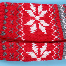 Amosfun Coperchio Bottiglia di Natale con Cerniera Coperchio Bottiglia di Vino per Maglieria Borsa per Bottiglia di Natale Ornamento da tavola per Feste (Modello 2)