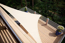 KG KITGARDEN - Tenda a vela ombreggiante triangolare, 5 x 5 m, beige, Coversun 5T BG