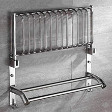AINIYF Bagno Bagno Doccia Mensola Organizzatore Parete Punch Libero Pieghevole in Acciaio Inossidabile 304 2 Tiers portasciugamani, 2 Metodi di Installazione, 3 Formati (Dimensioni: 600x260x250mm)