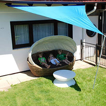 DUCCM Triangolare Vela Ombreggiante,HDPE Tende da Sole,per Giardino Balcone Terrazza Cortile,Protezione Raggi UV Parasole Esterno, Tende da Sole per Esterno