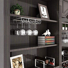 LHQ-HQ cremagliera del Vino in Ferro battuto, Appeso al Fondo dell'Armadio, portabicchieri Multifunzione