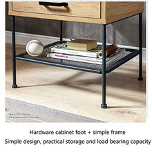 FEANG Tavolo da Comodino in Legno Tavolo da Comodino da Tavolo Comodino con cassetti e ripiano di stoccaggio, mobili Multiuso per Camera da Letto