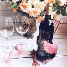 LHQ-HQ Wine Rack Holder Flamingo Vino scaffale di Metallo Scultura Scultura Pratica della Decorazione della casa Vino Interni Stand Crafts