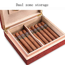 Cigar Humidor, Piano Vernice Cigar Humidor Scatola di Cedro Legno Moda Humidor Cigar Box di Stoccaggio 25 Sticks (265 * 215 * 70Mm),A