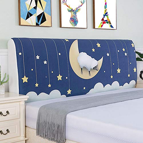 Copri Testata Letto Matrimoniale Copri-parapolvere Elastico All-inclusive Coperchio Della Protezione Posteriore Copertura Antipolvere Testata,A-220 * 70CM