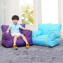 Divano Sofa Lazy Couch Tatami Bean Bag Kindergarten Mobili per Bambini per Soggiorno e Ufficio (Color : Blue, Size : 73 * 63 * 57CM)