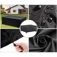 ZHCHL Copertura per Mobili da Giardino 80x80x80cm, Copertura Tavolo Esterno Quadrato a Prova di Polvere Impermeabile Protezione UV Copertura Tavolo Esterno, per I Mobili da Giardino