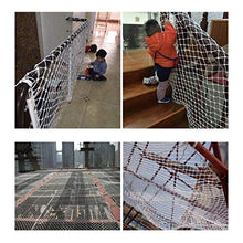 WaiMin Scala for bambini Rete antisfondamento Balcone Rete anticaduta Decorazione murale Rete Rete anti-gatto Rete for uccelli Rete di sicurezza for costruzioni Rete for recinzioni Rete bianca 100x100