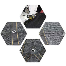 XIAOXIAO Rete ombreggiata Protezione Solare Crittografia A 8 Pin Addensare Rete Ombreggiata per Tetto Patio Giardino Balcone Tasso di Ombreggiatura 80% (Dimensione: 4x4m) (Color : Black, Size : 5x9m)
