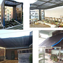 WGEMXC Impermeabile Della Copertura Del Tarp Incatramata Foglio, Parasole Net, Ombra Panno, L'80% Blocchetto Di Sun Della Maglia Della Rete per Pergola Canopy Garden Outdoor (Colore: Nero, Dimensioni