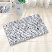 Tappetino assorbente per l'acqua da bagno Tappetino antiscivolo per soggiorno per balcone per camera da letto(Light gray)