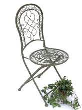 DanDiBo Sedia Sedia da Giardino Malaga 12185 Sedia Pieghevole 92cm in Metallo - Ferro battuto