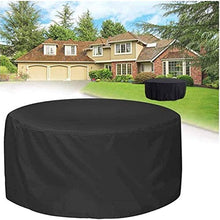 YULIAN 60x60cm Cover per mobili da Giardino, mobili da terrazza Cover per mobili Rotondi, terrazza Protettiva Giardino Durable Anti-Scomparsa Anti-Polvere Anti-Polvere Resistente ai Raggi UV RES.