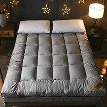 GLzcyoo Materasso Matrimoniale, Futon Morbido futon Piano Materasso, Tradizionali Giapponesi Quilting Futon Materassi, Addensare Tatami Materasso Pieghevole Tappetino Four Seasons USA, Grigio