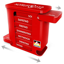 Scatole dei medicinali Kerpers® 7 giorni con 4 scomparti ciascuno - Made in Germany - portapillole, torre dei medicinali, portapillole, distributore di medicinali, portamedicinali per la conservazione
