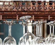 Portabottiglie da Vino retrò in Metallo ripiano in Ferro ripiano in Bar Loft a soffitto a Parete Appeso Vino Champagne Storage (Dimensioni: 100 * 35 cm)