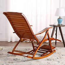 Brown Rosso bambù Sedia a Dondolo Adulto Sedia per Adulti Sedia reclinabili reclinabili Pieghevole Pranzo Break Balcone Sedia Couch Lounge Sedia Easy Sedia Sedia Beach Sedia da SPI