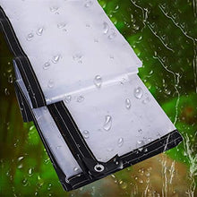 Telo è occhiellato tutti i lati Impermeabile Telo, 0,12 mm PE Le piante mantengono una copertura calda Mobili da giardino Pioggia Shelter Baldacchino da campeggio ( Color : Clear , Size : 2.8x7.8m )